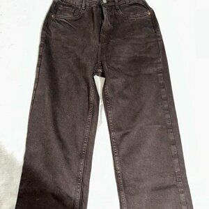 Zara Women's Brown and Black Jeans